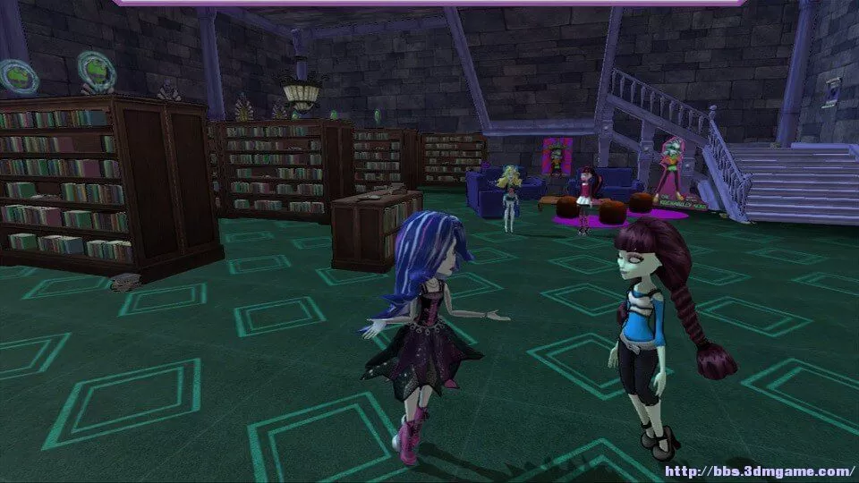 XBOX 360《精灵高中：新食尸鬼学园(Monster High - New Ghoul in School)》英文版GOD下载_2