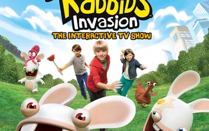 XBOX 360《疯兔入侵：互动电视剧(Rabbids Invasion: The InTeractive TV Show)》英文版GOD下载