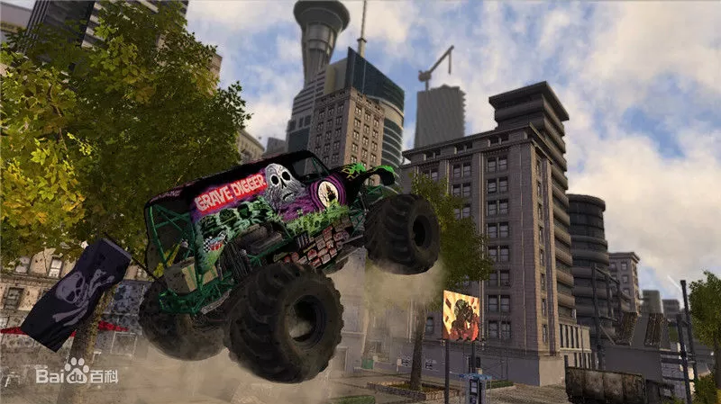 XBOX 360《大脚车大作战(Monster Jam Battlegrounds)》英文版XBLA下载_1