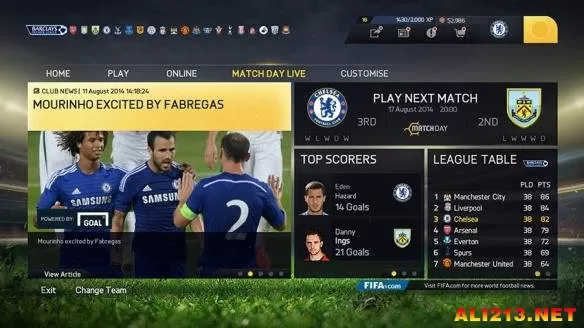 XBOX 360《国际足球大联盟15（FIFA 15）》英文版GOD下载_1