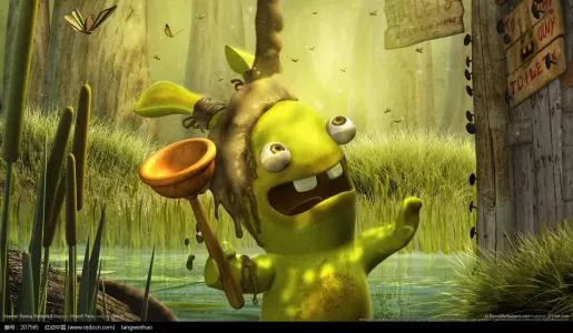 XBOX 360《雷曼疯狂兔子》英文版GOD下载_2