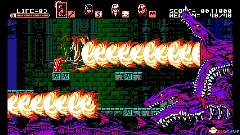 [3DS] 《血污 月之诅咒(Bloodstained - Curse of the Moon)》中文版CIA下载_0