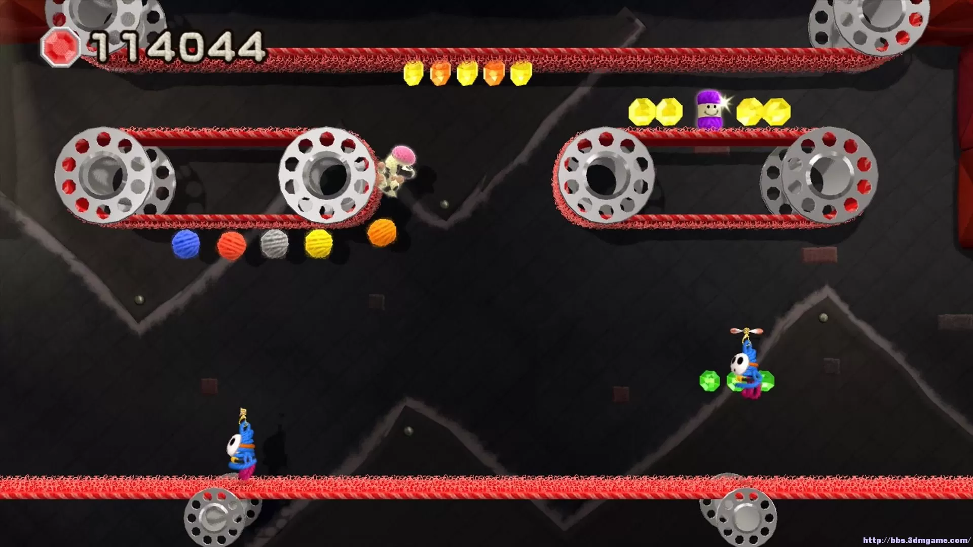 [3DS] 《波奇与毛线耀西(Poochy! to Yoshi Wool World)》中文版CIA下载_2