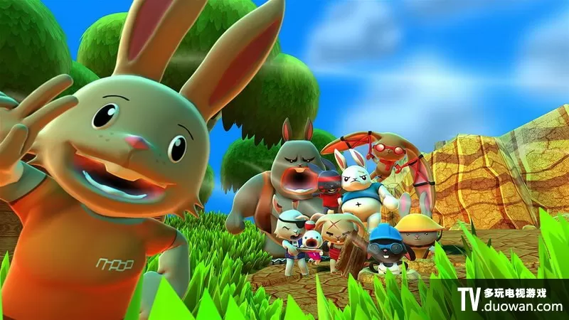 [3DS] 《抢滩登陆战 傻兔版(Blast 'Em Bunnies)》英文版CIA下载_1
