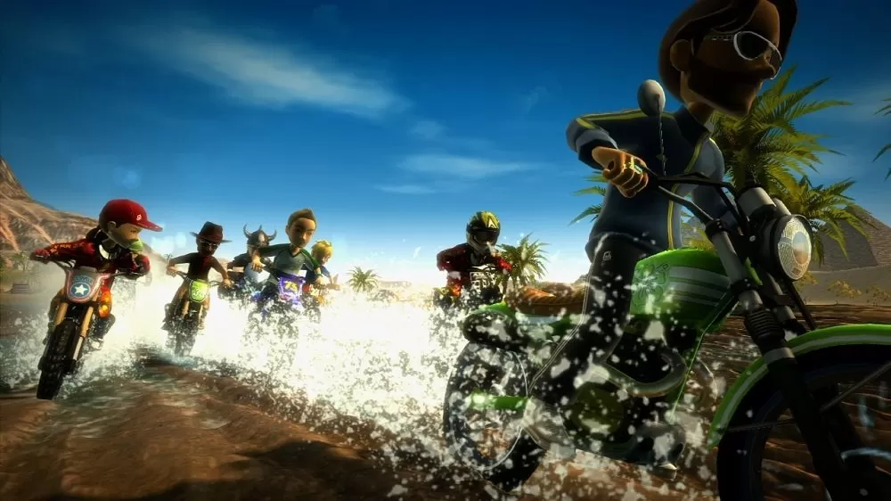 XBOX 360《疯狂人偶摩托越野赛》英文版XBLA下载_0