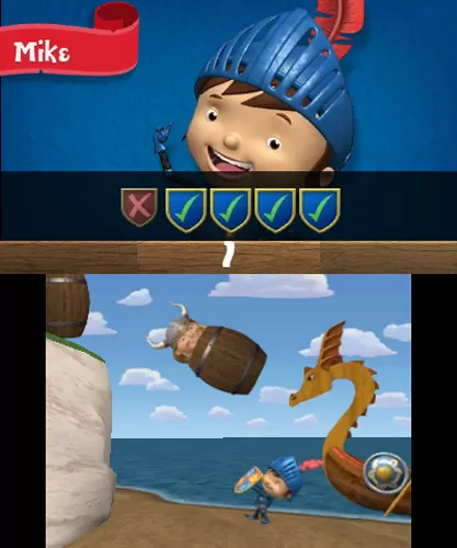 [3DS]《麦克小骑士大疾驰(Mike The Knight and The Great Gallop)》欧版_0