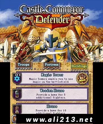 [3DS]《城堡征服者(Castle Conqueror Defender)》欧版/英文版CIA下载_0