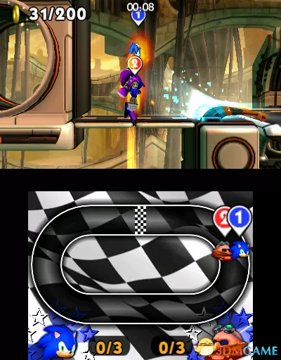 [3DS] 《索尼克 音爆 火与冰》英文版/欧版CIA下载_5