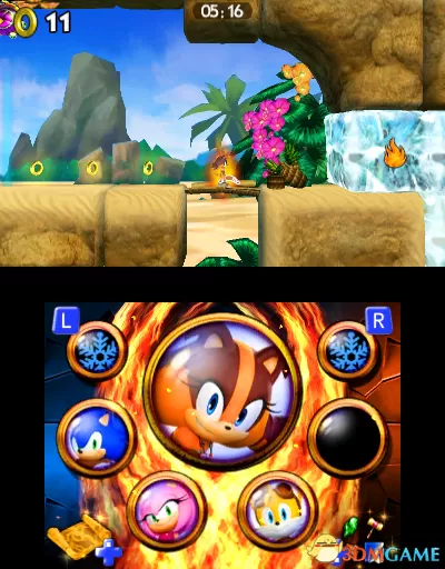[3DS] 《索尼克 音爆 火与冰》英文版/欧版CIA下载_3
