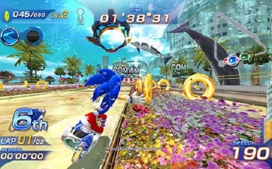 XBOX 360《索尼克自由竞速Kinect》英文版GOD下载
