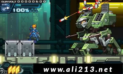 [3DS] 《苍蓝雷霆 刚巴尔特(Azure Striker Gunvolt)》日文版CIA下载_1