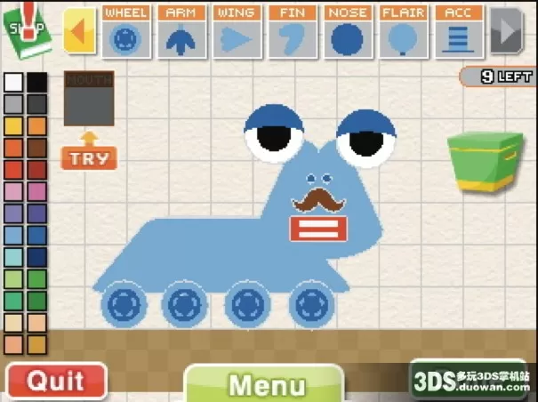 [3DS]《绘图生活 你的创造生活(Freakyforms Deluxe-Your Creations, Alive)》英文版CIA下载_1