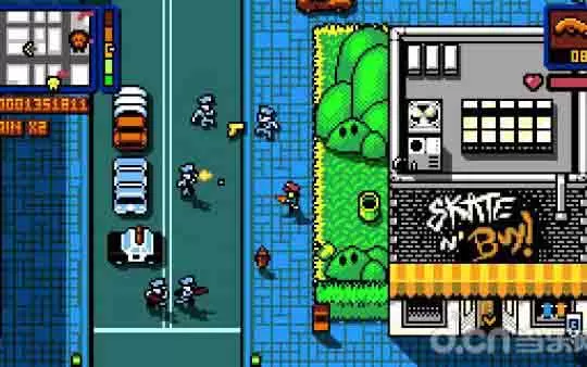 switch《荒野老城DX Retro City Rampage DX》英文版XCI下载【2.0.0补丁】