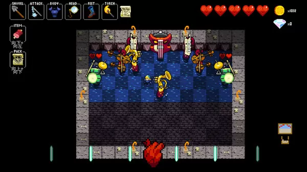 switch《节奏地牢 Crypt of the Necrodancer》中文版nsz下载【含4.0.0-b4956补丁 】_0