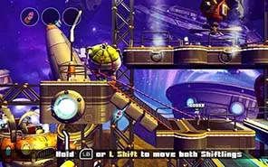 switch《双傻闯太空 Shiftlings》英文版含升级档NSP下载
