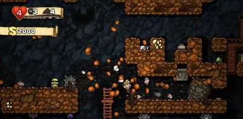 [游戏年轮首发]ps4双人游戏《洞穴探险Spelunky》美版pkg下载-v1.01补丁_2