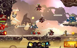[游戏年轮首发]PS4双人游戏《超神集结Awesomenauts Assemble》英文版pkg下载