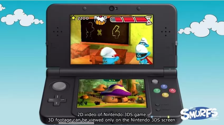 3DS《蓝精灵》欧版英文CIA下载_0