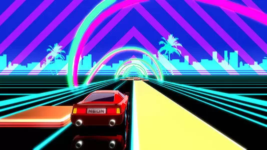[PC]《霓虹飙车 Neon Drive》中文版下载_1