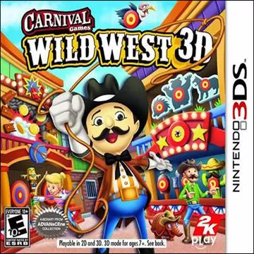 3DS《嘉年华游戏：狂野西部 3D》英文版下载_0