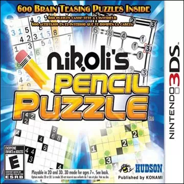 3DS《尼柯利的铅笔谜题》英文版下载_0
