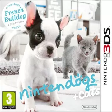 3DS《任天狗-猫：法国斗牛犬和新伙伴》英文版下载_0