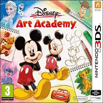 3DS《绘心教室：迪士尼艺术学院》英文版下载_0