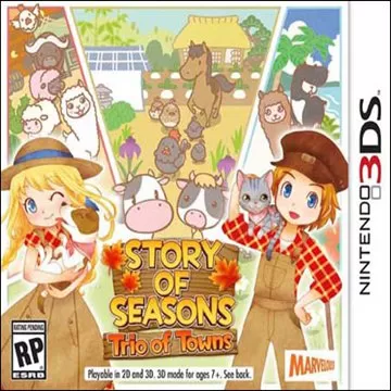 3DS《牧场物语：三个村庄的重要伙伴》英文版下载_0