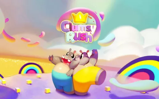 switch《笨拙竞赛 clumsy rush》英文版nsz下载