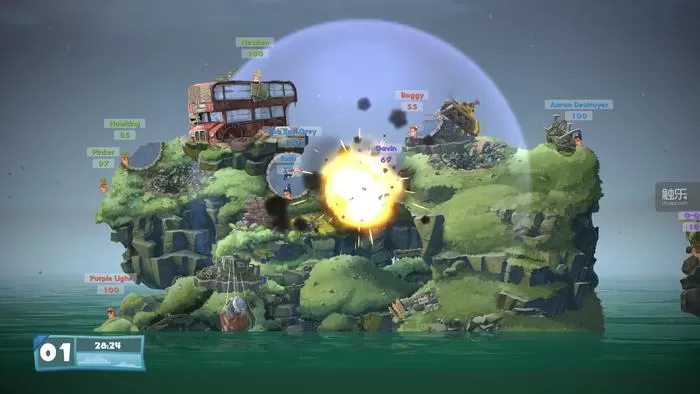 switch《百战天虫：战争武器》NSP下载+最新补丁+汉化补丁_0