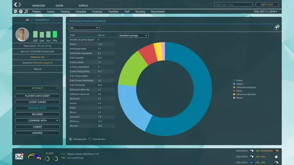 职业篮球经理2019 PC英文版下载（v1.29）_1