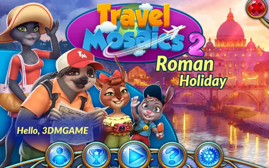 switch《旅行马赛克2罗马假日 Travel Mosaics 2 Roman Holiday》英文版nsp+xci下载
