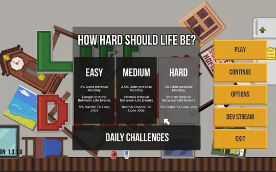 生活与债务：真实生活模拟器 PC英文版下载（v1.5.2.1 ）