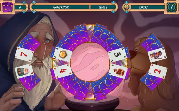 甜美接龙:女巫 Sweet Solitaire: School Witch PC英文版下载_1