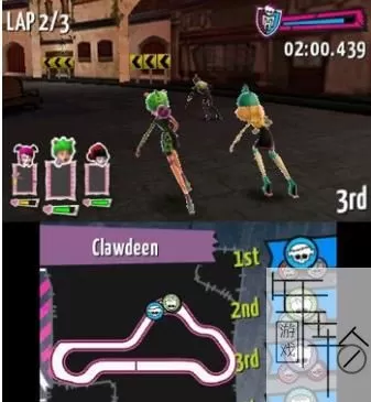 3DS《精灵高中:溜冰滚动迷宫》欧版英文CIA下载_0