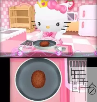 3DS《凯蒂猫与魔法围裙:节奏料理》日版日文CIA下载_0