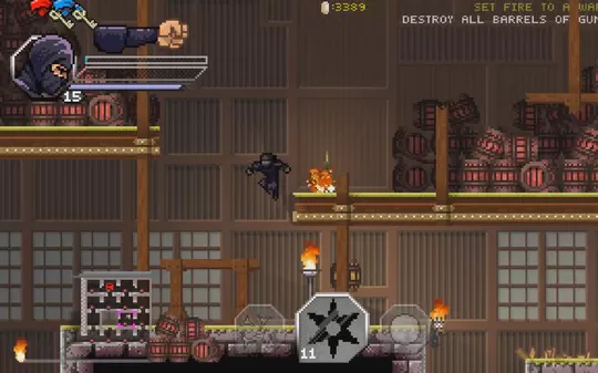 像素忍者:九魔狩 Pixel Shinobi Nine demons of Mamoru PC英文版下载（v1.1.0.0）