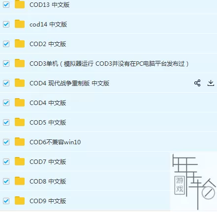 【超级整合】使命召唤系列1~15部合集 PC中文版下载_1