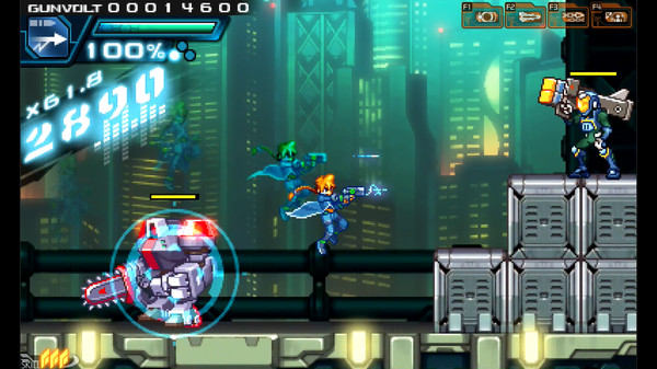苍穹雷霆:Gunvolt Azure Striker Gunvolt PC英文版下载_0