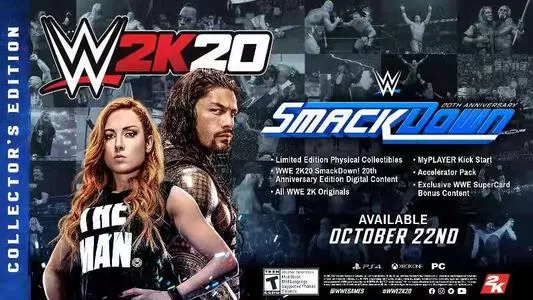 【6.72】【5.05降级】PS4《美国职业摔角联盟 WWE 2K20》pkg下载（v1.01）_0