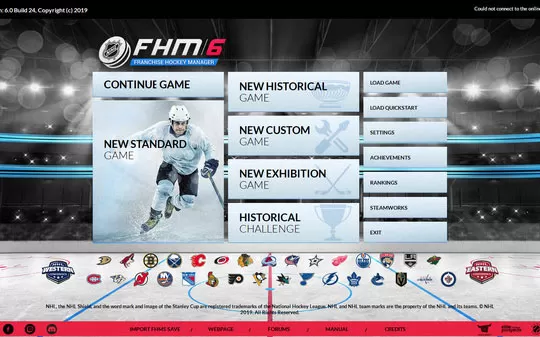 特许经营曲棍球经理6 Franchise Hockey Manager 6 PC英文版下载（集成DLC）
