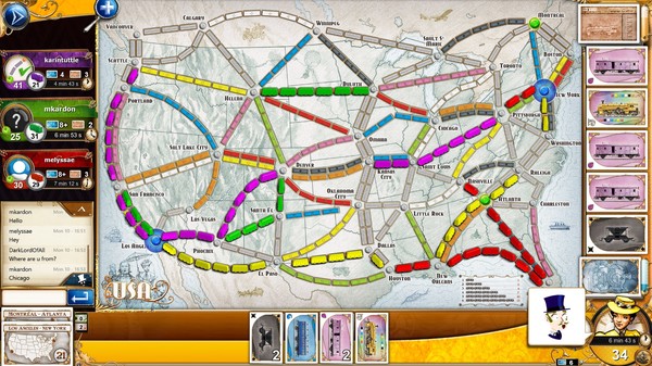 车票之旅 Ticket to Ride PC英文版下载（集成法国DLC）_1
