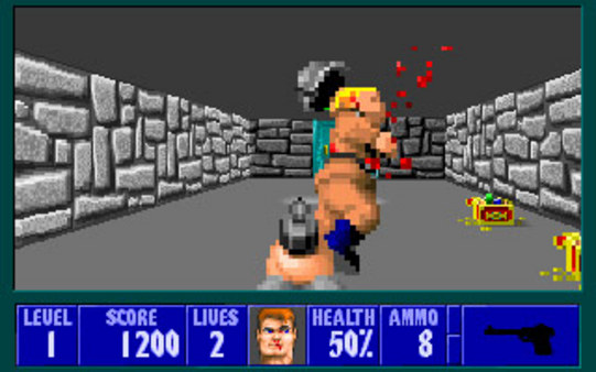 德军总部3D Wolfenstein 3D PC英文版下载_1