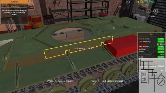 switch《坦克维修模拟 Tank Mechanic Simulator》中文版nsp/xci整合版下载【1.20补丁】_2