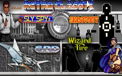 switch《Retro Classix 4in1 SRD WIZARD FIRE SLY SPY SHOOTOUT》英文版nsp/xci下载