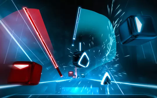 【5.05】PS4《节奏光剑 Beat Saber》英文版PKG下载【含1.84补丁+194DLC】