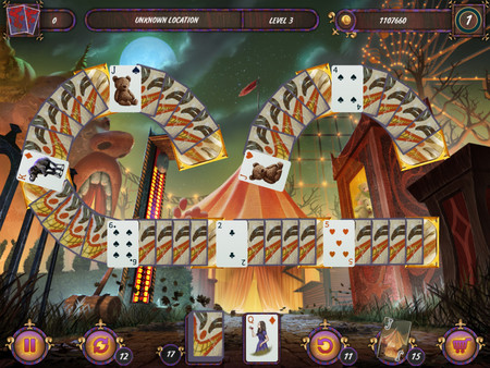 黑色纸牌:神秘马戏团 Dark Solitaire. Mystical Circus PC英文版下载_0