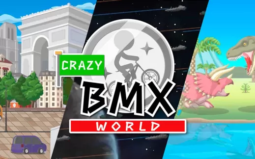 switch《疯狂小轮车世界 Crazy BMX World》英文版nsp/xci下载