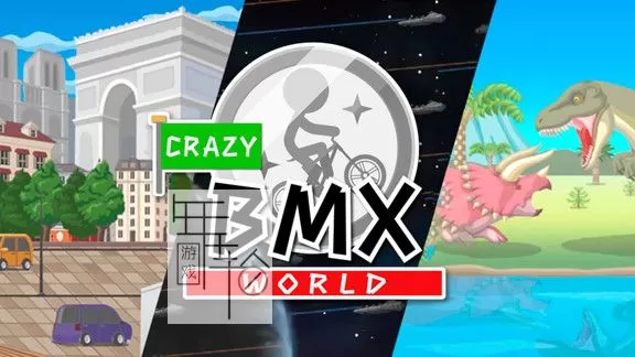 switch《疯狂小轮车世界 Crazy BMX World》英文版nsp/xci下载_0