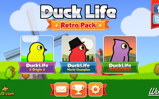 鸭子生活:复古套装 Duck Life: Retro Pack PC英文版下载